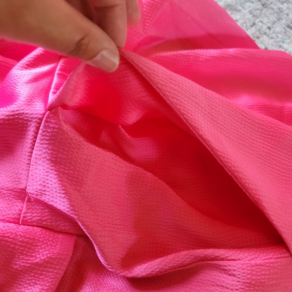 New Nookie Utopia Relaxed Full Length Wide Leg Halter Neck Jumpsuit Pink Pockets - Picture 11 of 15